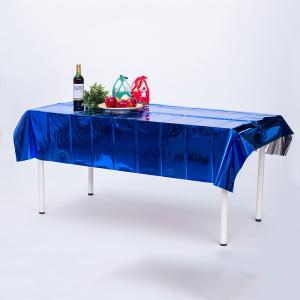 Elegant Custom Foil Tablecloth In Standard Color Rectangular Shape For Festive