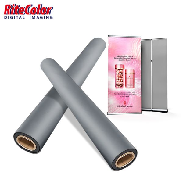 300gsm Matte Coated Waterproof Blockout Fabric for High-Quality Inkjet Printing and Exhibition Displays