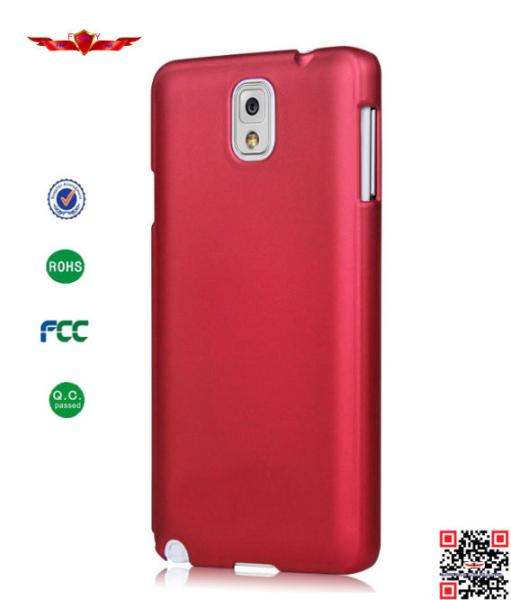 Wholesale 100% Qualify PC Cover Cases For Samsung Galaxy Note 3 Rubber Oil Processing
