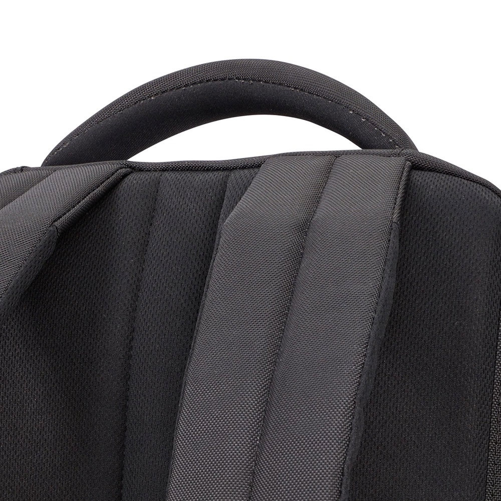 For 15.6-Inch Black Laptop Backpack Custom Logo 12-Inch Tablet Pocket High-Capacity Travel Computer Bag Polyester DNB59