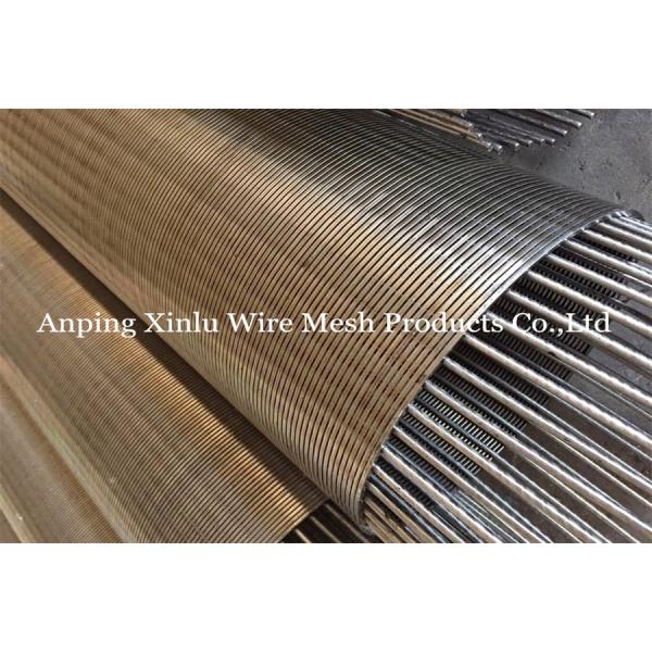 Customizable Wire Wrapped Continuous Slot Sand Control Screens Stainless Steel 201 Material 0.05mm-10.0mm Slot Size