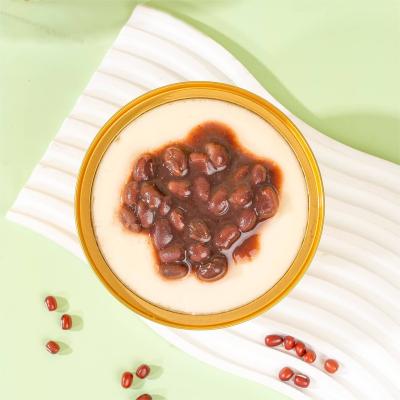 Low Fat Milk Instant Egg Custard Pudding Desserts With Red Bean 168g
