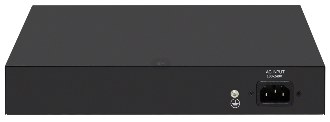 8 Port PoE VLAN Managed Switch Gigabit Fiber Ethernet Realtek Chip 120W Budget AC Input