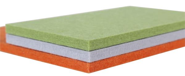 High Density 9/12/24mm Thickness Polyester Sound Absorber Acoustic Panels PET Acoustic Panels Felt