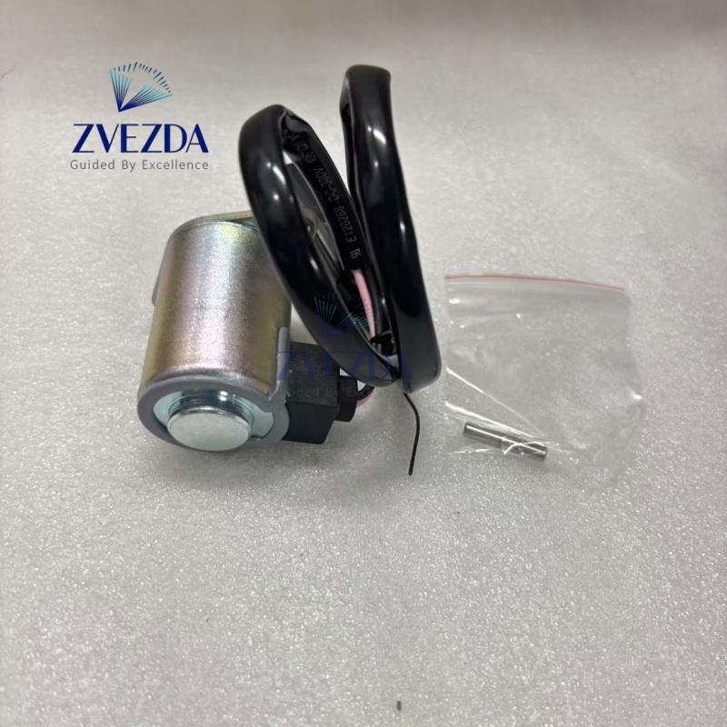22F6021201 Excavator Hydraulic Solenoid Valve SH120 Spare Parts 12