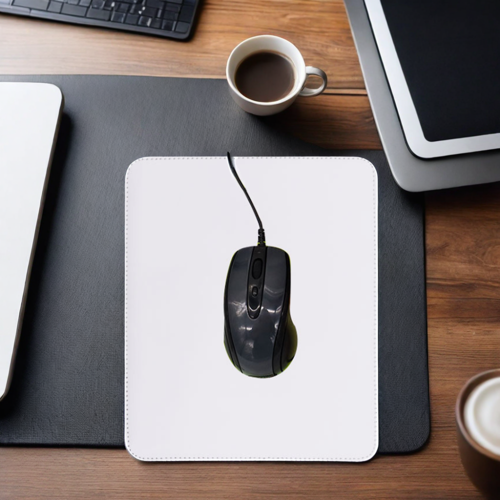 Customize Logo Rectangle Dye Sublimation Blanks Pu Leather Desk Mat Mouse Pad Non-Slip Mousepad Rgb Gamer