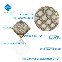 O diodo emissor de luz UV de R15MM 100W lasca a lente UV do vidro de quartzo do diodo emissor de luz do poder superior 2100mA