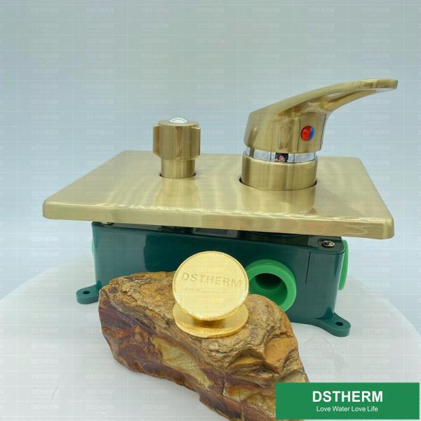 Скрытый клапан стопа 20mm до 25mm клапана ливня смесителя PPR пластиковый