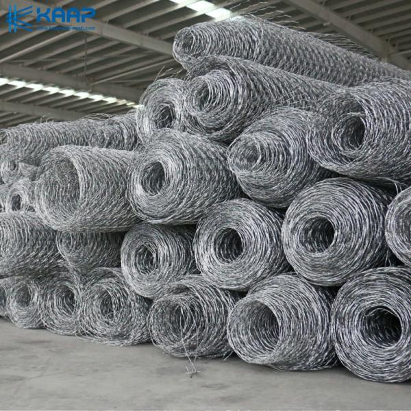 Шестиугольная сетка строительства дорог 2м сплетенная стальная