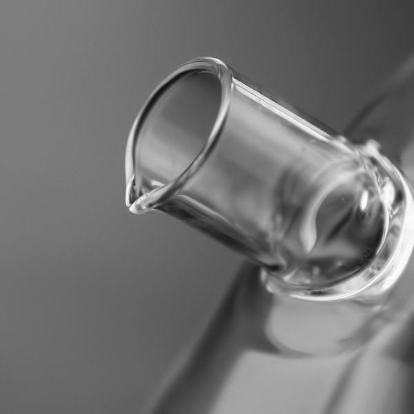 Convenient Glass 2 in 1 Separator Oil Water Sauce Pot for Kitchen 350ml 100ml Capacity