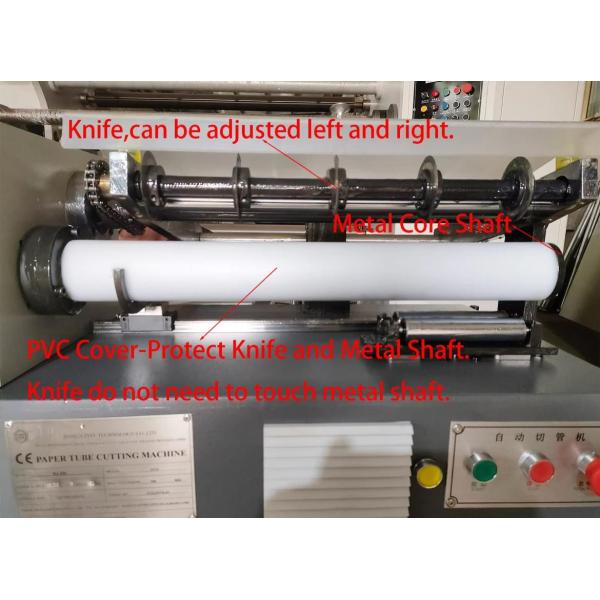 Semi Auto Kraft Paper Core PVC Cardboard Core Tube Cutting Machine