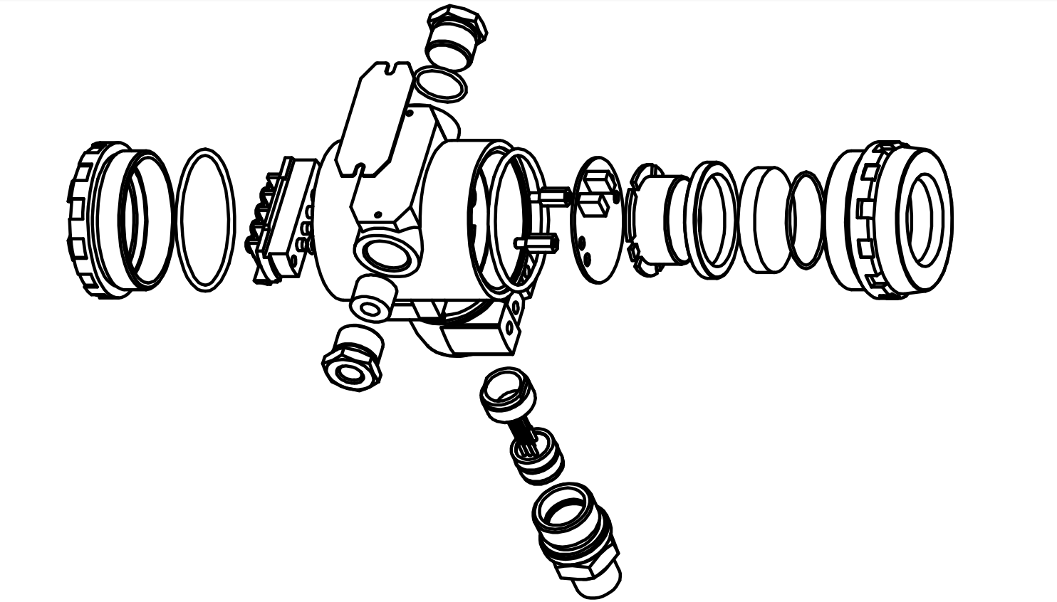 FD80B Universal Gauge Pressure Transmitter Intelligent IP65 4mA~20mA DC Output Signal