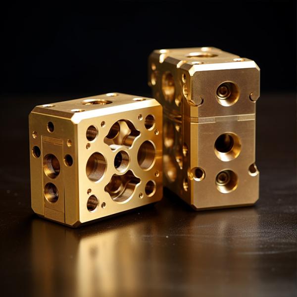 Высокоточная обработка мелких деталей латунь Металлические детали CNC-фрезерная служба