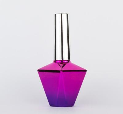 1ML~20ML Clear Nail Polish Bottle , 15ml Empty Nail Polish Bottles With Brush / UV Caps