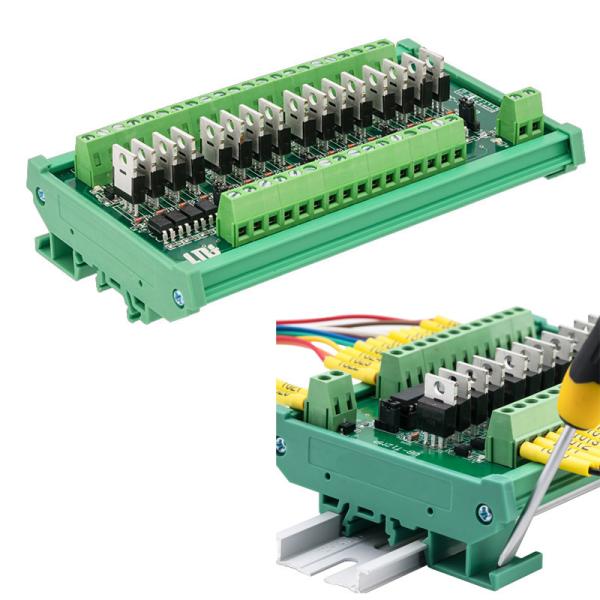 16 Ways PLC Power Output Amplifier Module Relay Board DC 24V ZC16MP