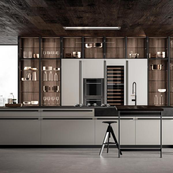 Smart Complete Set Armários de Melamina Fornecedores de Madeira Personalizada Despensa Armazém de Cozinha de Design Moderno Villa