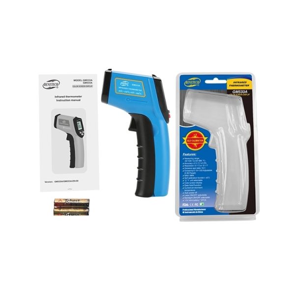 Color Screen Display Non Contact Infrared Thermometer Self Calibration GM333A GM333 GM533 GM533A