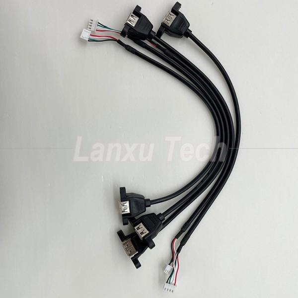 Cable de montaje de panel USB 2.0 tipo A a JST XH PH VH de 4 pines