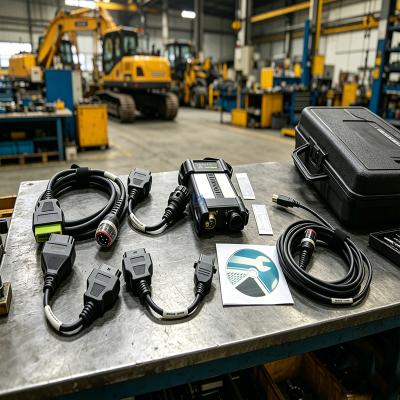 IP55 Excavator Diagnostic Tool Shock Resistant Vocom II 88894000 Excavator Engine Scanner