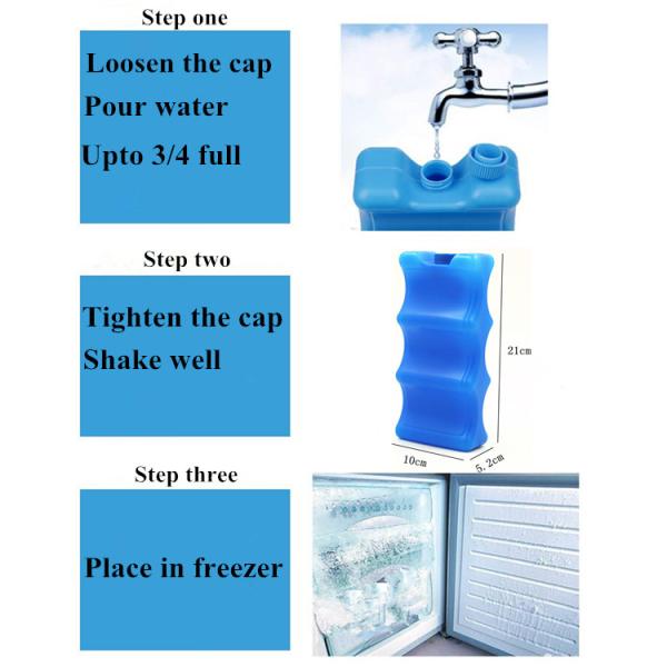 Plástico del HDPE prueba del escape de la forma curvada de las 6 del paquete de cerveza bolsas de hielo frías de la botella