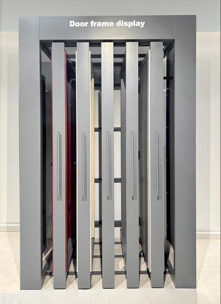 2545mm Display Cabinet Stand Customized Powder Coated Door Frame Display