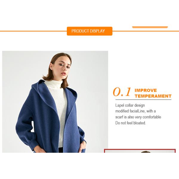 Long Style Women'S Ankle Length Winter Coat With Hood And Big Pocket