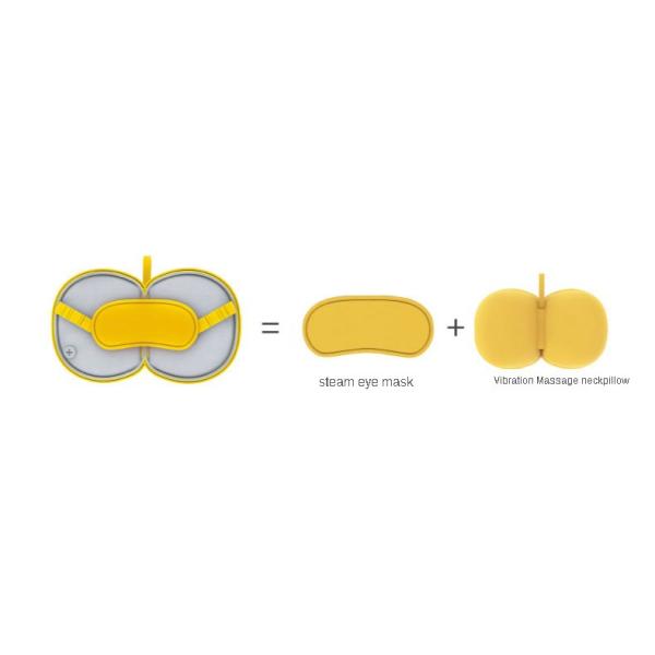 USB Timer Steam Eye Mask Multifunctional Massage Pillow for Neck and Shoulder Relaxation