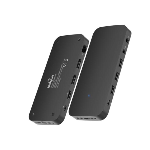 USB 3.0 TYPE A et C double connexion d'affichage 4K 6050 Station d'accueil