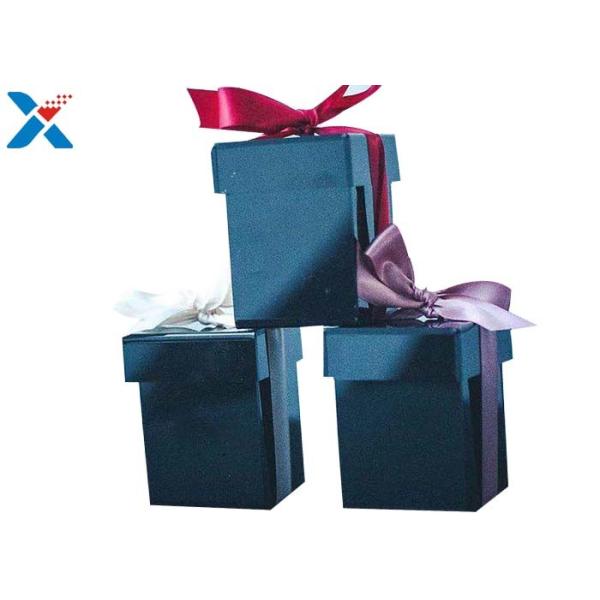 Custom Luxury Clear Acrylic Flower Box 9 * 9 * 15cm 7 * 7 * 10cm Light Weight