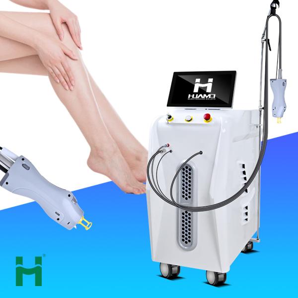 HUAMEI 755nm 1064nm Laser Alexandrite Long Pulse Nd Yag Laser Hair Removal Machine