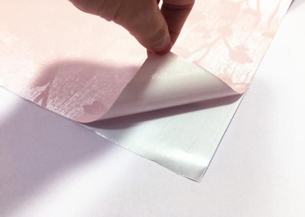Washable Floral Self-Adhesive Wallpaper , Pink Color 61cm * 50m