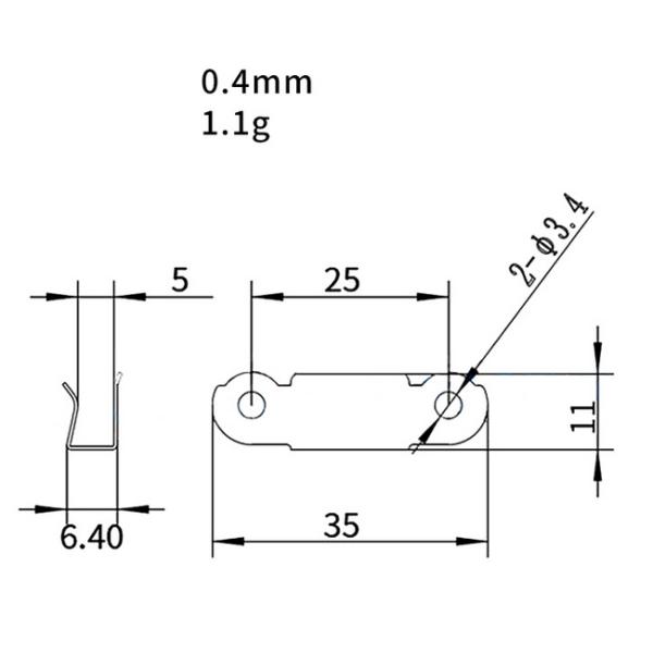 Stainless Steel 3D Printer Accessory Ultimaker 2 UM2 Fixation Clips