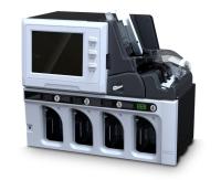 Les devises mélangées de valeurs de poches de la capacité élevée 3+1 notent compter l'utilisation de bureau d'échange de banque de machine