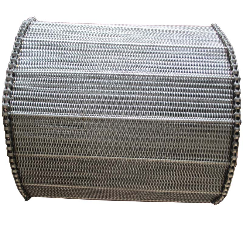 Flexible Wire Mesh Conveyor Belt Offering Excellent Tensile Strength and Resistance to Abrasion for Heavy Load Transport