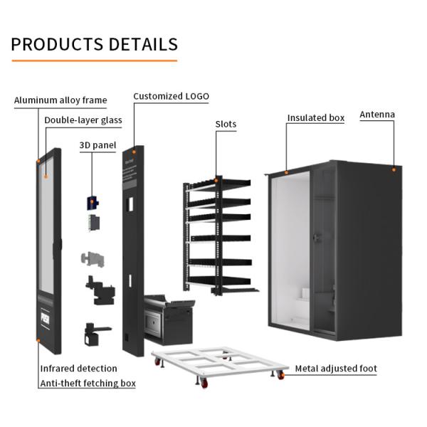 Meilleur vendeur de distributeurs automatiques en plein air boissons et collations distributeurs automatiques