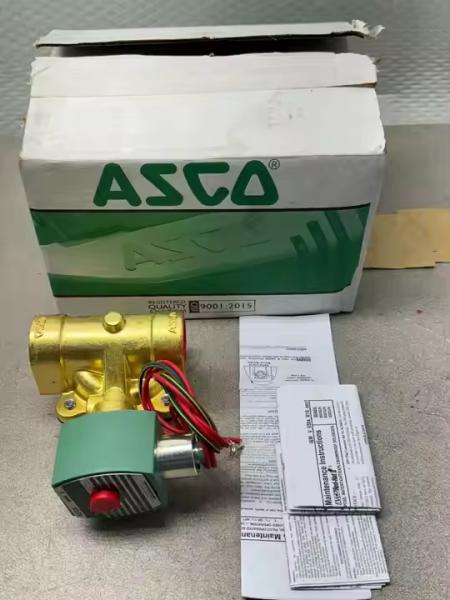 ASCO 3/8 2/2 Way Positioner Solenoid Valve Brass and Stainless Steel Body