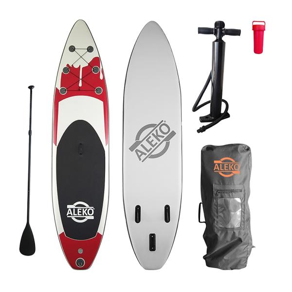 37Lbs 132x32x6 Inch Family Inflatable SUP With Carry Bag