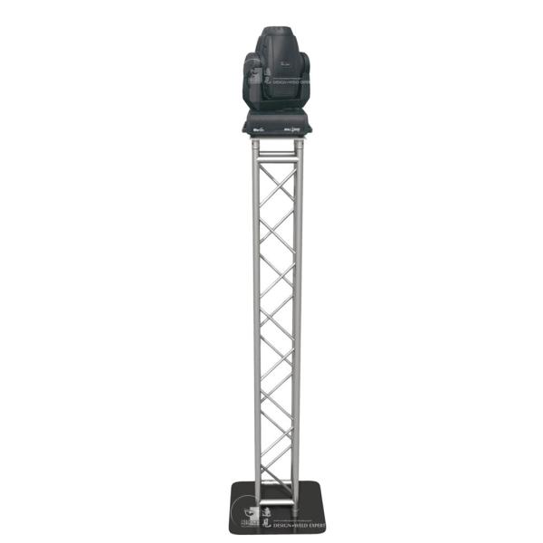 Round Square Aluminum Alloy DJ Lighting Truss Stand Custom For Concerts