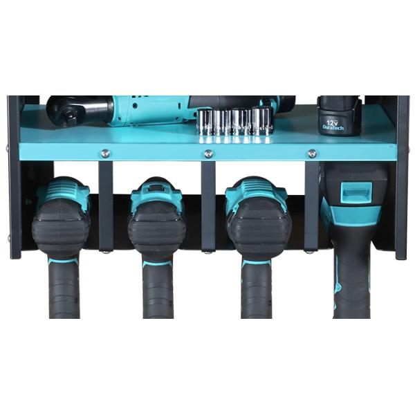 Cordless Drill Tool Holder Wall Mounted Pegboard Storage Rack for Workshop Garage