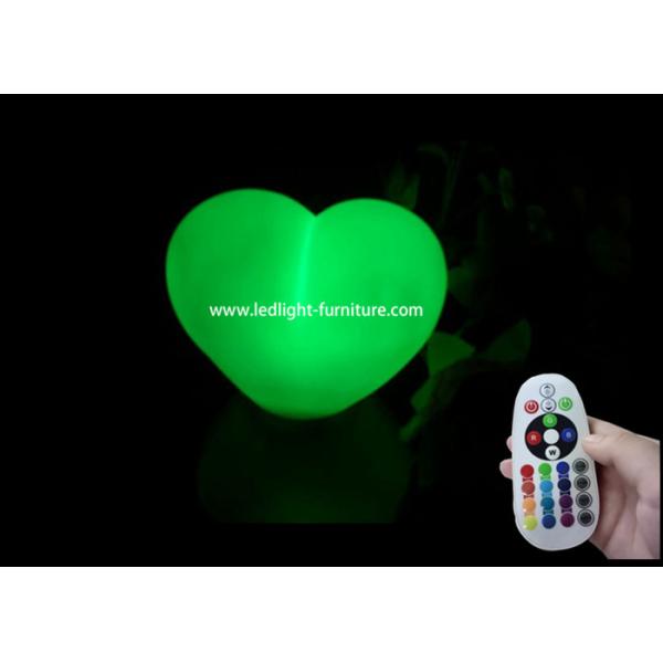 Романтичное сердце сформировало настольную лампу с Мулти цветами изменяя регулятор