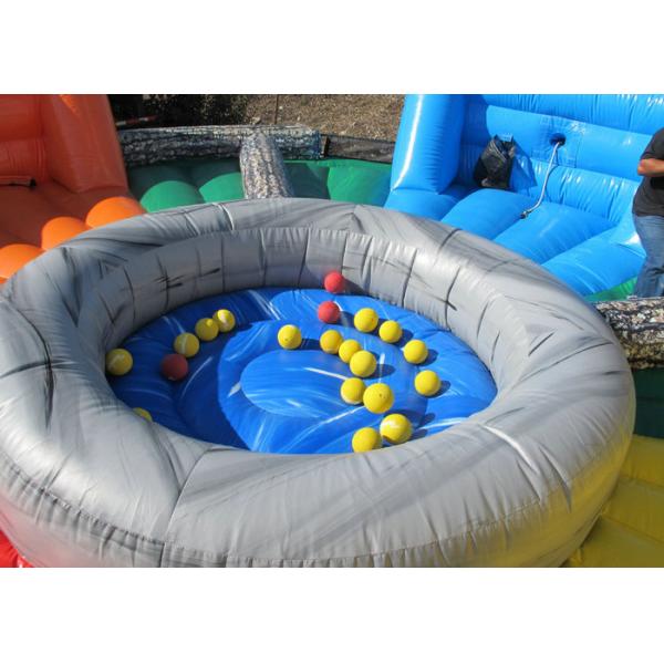 0.55mm PVC Inflatable Sports Games / Hungry Hippo Chowdown For Kids And Adults