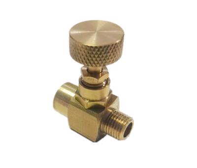 1/4 de homem do NPT * 1/4 de alta pressão de bronze fêmea da válvula de agulha do NPT