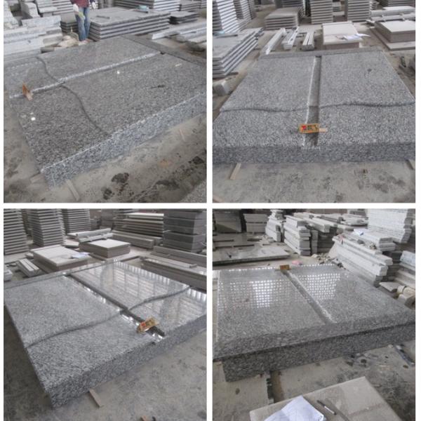 Отполированные плиты гранита серьезные, серый гранит отметок надгробного камня стиля Словакии