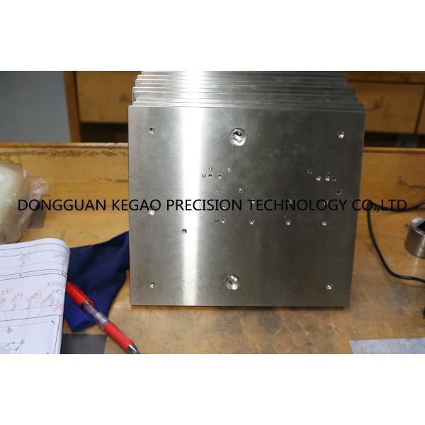 Pièces en plastique de machine d'injection de Nickelplating, plat de dessus de