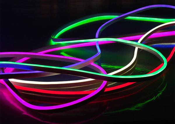 El RGB llevó las luces de neón flexibles para el estilo del control de señal del dormitorio/del jardín PWM