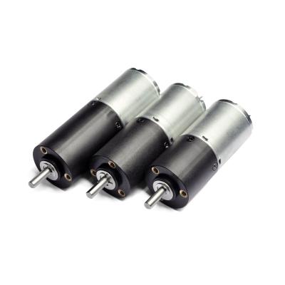 Low RPM 12V 24mm Small DC Motor Gearbox With High Speed For Electric Curtain