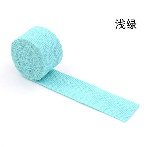 20mm*50y Herringbone Woven Cotton Ribbon For Garment Accessories Webbing
