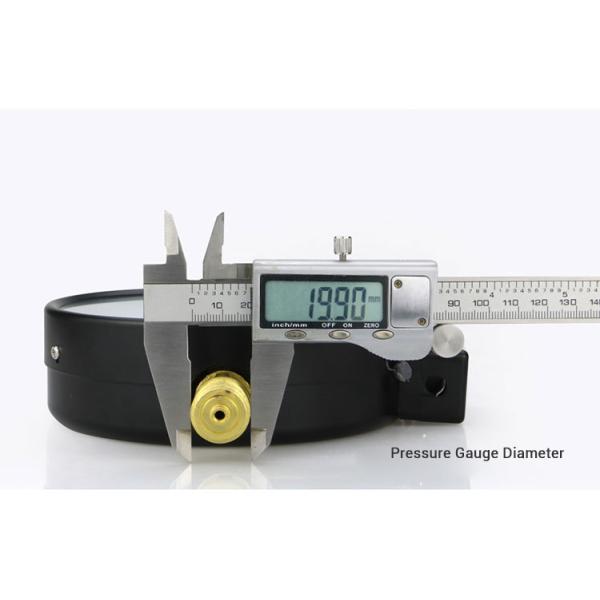 150mm 60bar 1.6% Bottom Connection Pressure Gauge with Remote Resistance Manometer