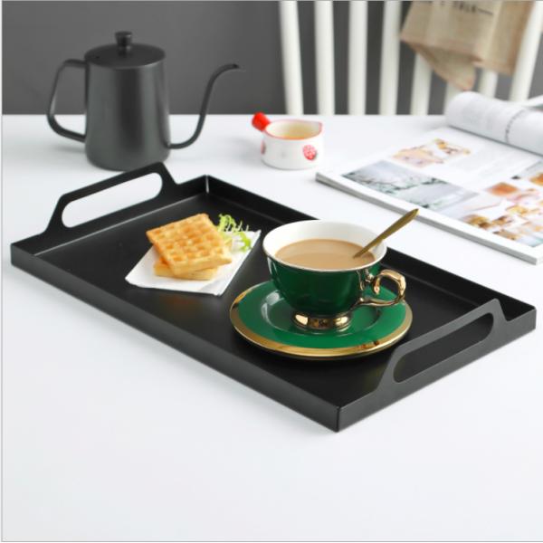 Rectangular 24x40CM Metal Jewelry Tray For Hotel