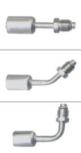 #6 #8 #10 #12 Flexible iron outer screw with Al jacket (Male Flare)/ auto air conditioning hose fitting